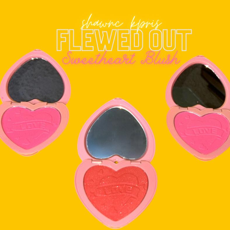 Flewed Out Sweetheart Blush Compact.