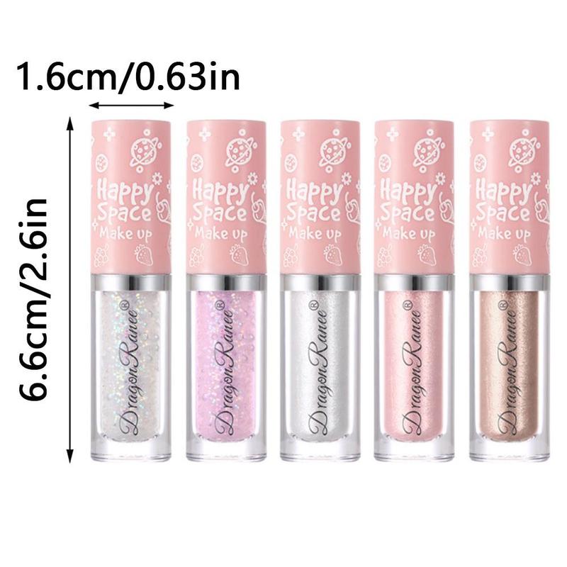 Multifunctional Glitter Eyeshadow, Pearlescent High Pigmented Blendable Eye Shadow, Long-lasting Easy-coloring Eye Makeup Products