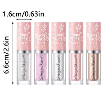 Multifunctional Glitter Eyeshadow, Pearlescent High Pigmented Blendable Eye Shadow, Long-lasting Easy-coloring Eye Makeup Products