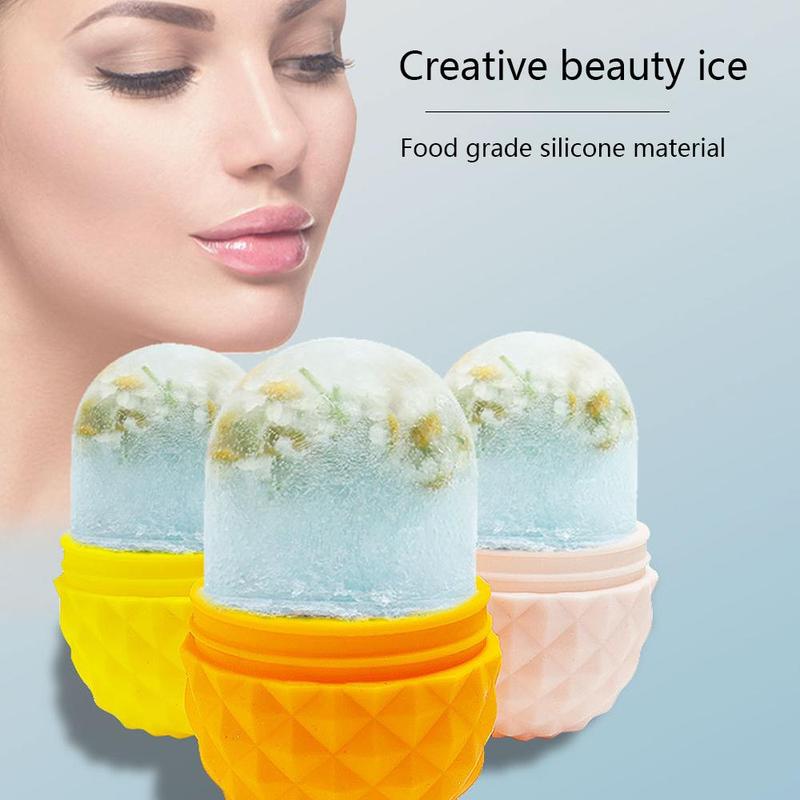 Pineapple Shaped Skincare Ice Face Roller, 1 Count Cute Fruit Design Comfort Face Massage Ice Roller, Ice Roller for Face, Face Roller Skin Care Products, Professional Skincare Tools for Women