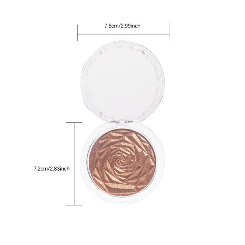 Long-lasting Glitter Highlighter Makeup Palette, Highlighter Palette Bronzer Palette, Pearlescent Highlighter Makeup Palette