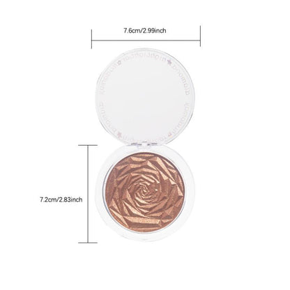 Long-lasting Glitter Highlighter Makeup Palette, Highlighter Palette Bronzer Palette, Pearlescent Highlighter Makeup Palette