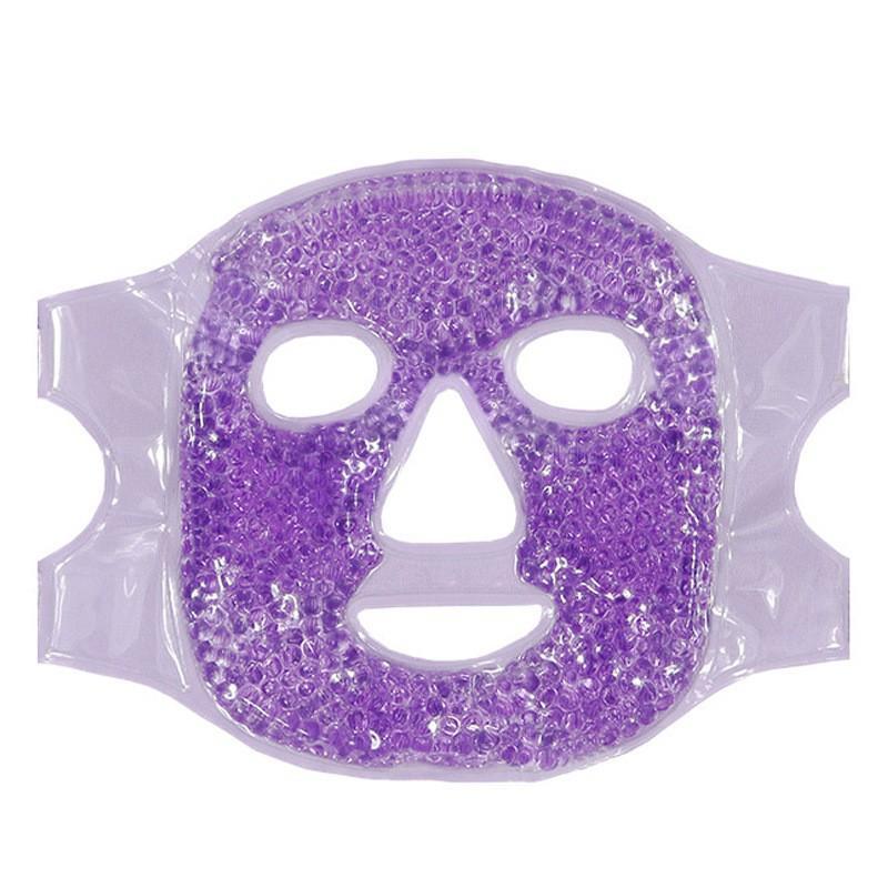 Hot & Cold Ice Pack Mask, Reusable Soft Ice Compress, Facial Spa Relief Gel Beads Skin Care Tool