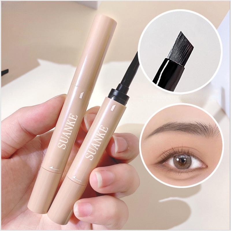 2 In 1 Eyebrow Gel With Brush, 1 Count Multi-use Tinted Eyebrow Cream, Waterproof Long Lasting Eyebrow Makeup Tool