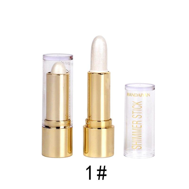 Highlighter Stick (1 Piece), Makeup Longwear Highlighter Shaping Stick, Shimmer Cream Highlighter Stick Light Eyes Face Cosmetics