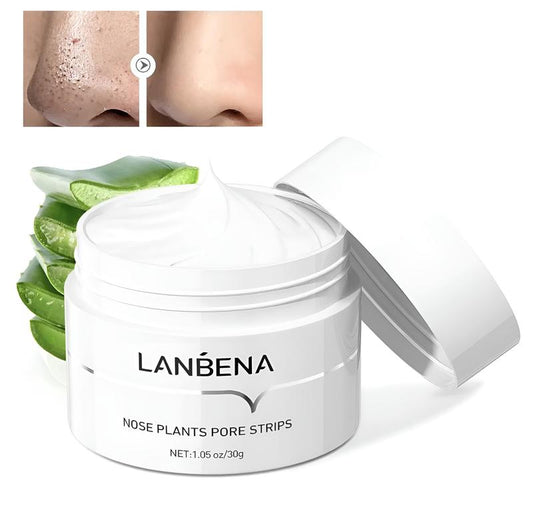 LANBENA Blackhead Removal Mask,Nose Phyto Pore Strips, PoreCleansing Purifying Exfoliating Mask,60Sheets, Phvto Aloe Vera Blackhead RemovalMask,(30g) Skincare Comfort