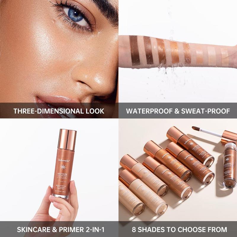 Liquid Bronzer Stick Highlighter Stick, Sweatproof Waterproof Pearlescent Lying Silkworm Nose Shadow Contour Stick