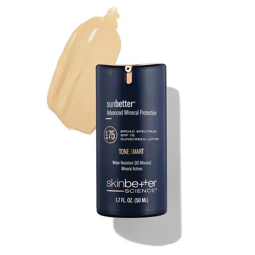 Skinbetter Tonesmart Mineral Based SPF 75 - Perfect SPF for your face, neck, and d¨¦collet¨¦