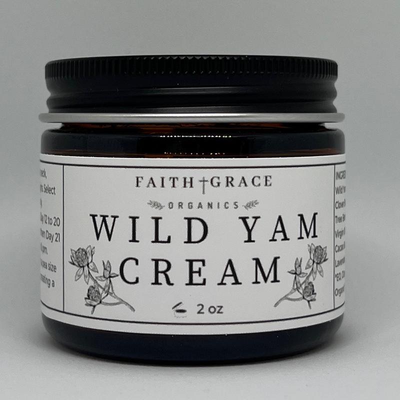 Organic Wild Yam Cream, All Natural, Made in USA