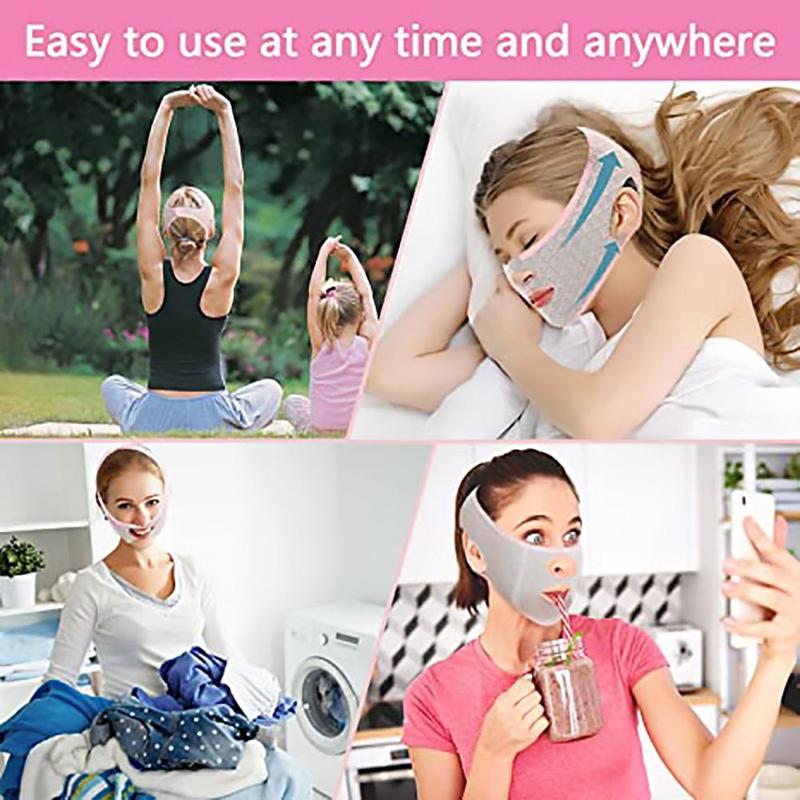 Face Slimming Bandage, 1 Count Facial Lifting Bandage, Professional Skincare Tools for Women, V Line Face Lifting Strap, Facial Firming Face Mask For Women