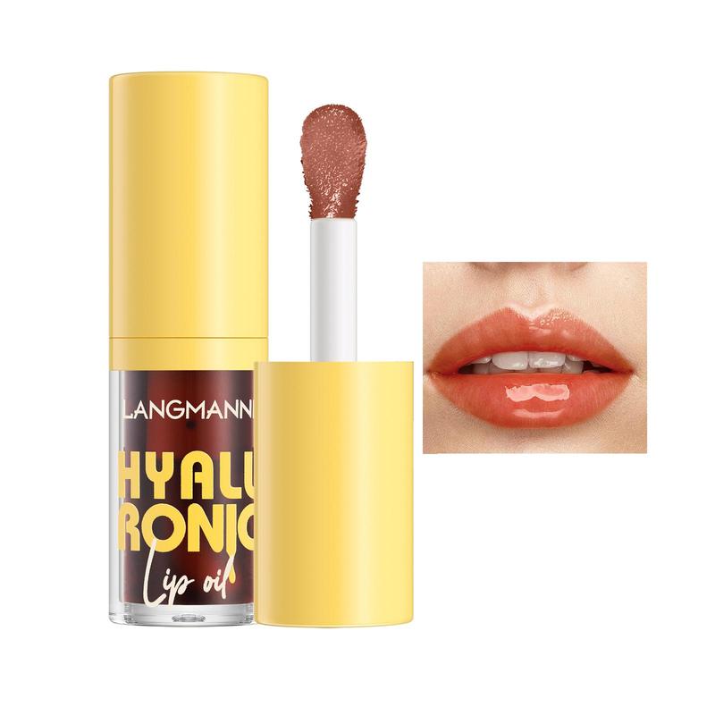 Hyaluronic Acid Lip Butter Balm, Moisturizing?Tinted Lip Gloss, Hydrating Lip Glaze Stick, Plumping Lip Oil Lip Moisturizer, Lip Care Products for Summer Gift