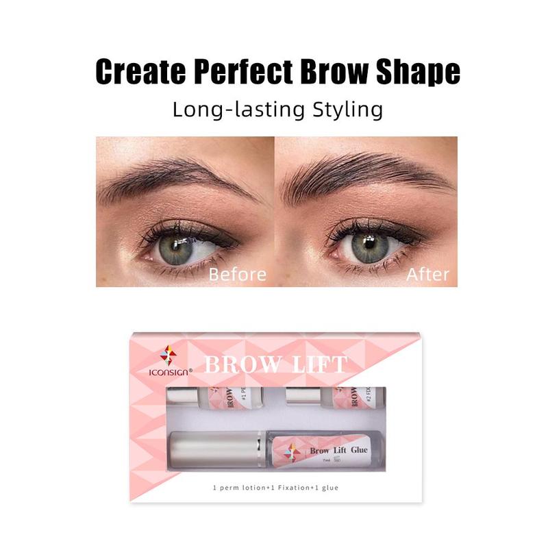 Eyebrow Perm Kit, 1 Set Eyebrow Styling Agent, Professional Eyebrow Makeup Products for Women