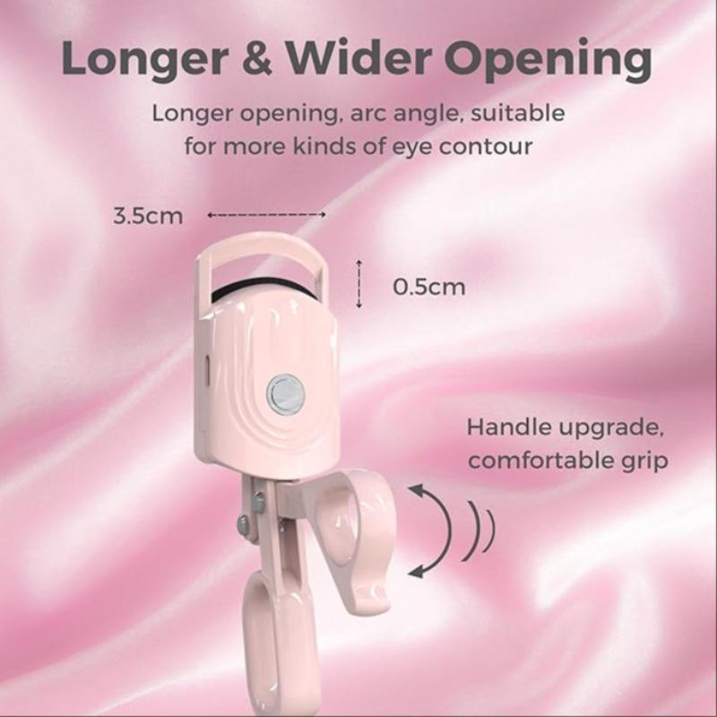 Electric Heated Eyelash Curler, Rechargeable Portable Eyelash Curler, Professional Makeup Tools for Women