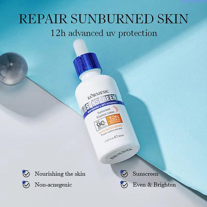 KORMESilC Sunscreen Essence Lotion, UV Protection SPF9§°PA++++, 60ml Facial Skincare Comfort Skin Repair