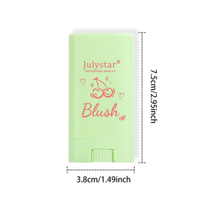 Blush Stick, Natural Matte Blush for Daily Makeup, Lightweight Blush, Soft Color Shadow, Suitable for All Skins