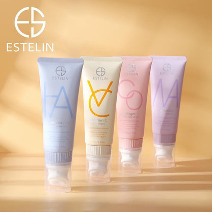 ESTELIN Collagen Cleanser, Niacinamide Revitalizer, Vitamin C, Hyaluronic Acid - Deep Cleansing, Moisturizing cleansing lotion