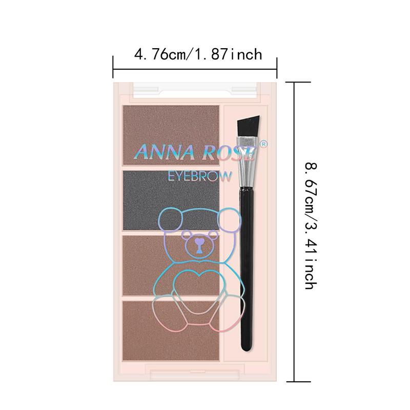 Long Lasting Eyebrow Powder, Waterproof Eyebrow for Women & Girls, Smudge Proof Eye Brow Powder, High Pigmented Eye Brow Shading & Filling Powder