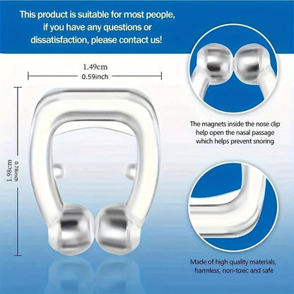 Silicone?Snoring Nose Clips, 6pcs/set Portable Anti Snoring Devices, For All Nose Shapes