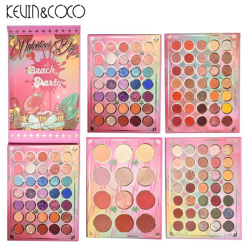 117 Color Eyeshadow Palette, Matte and Glitter Shimmering Eye Shadow Makeup Palette, High Pigmented Colorful Eye Makeup Products, Summer Makeup