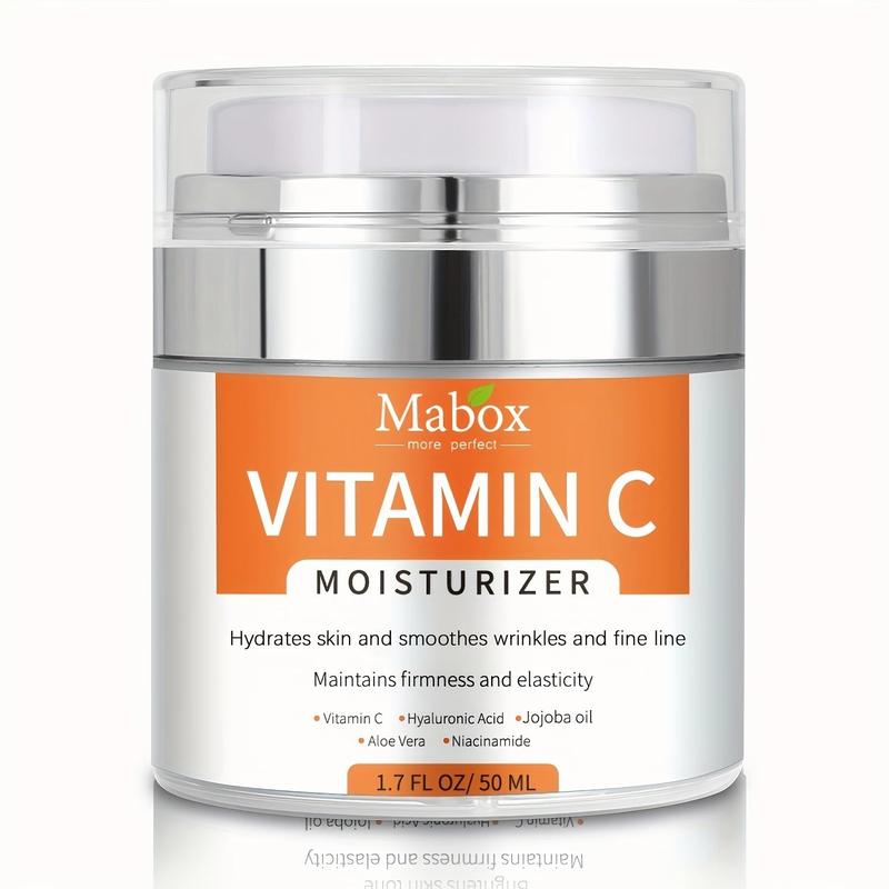 Summer Vitamin C Hydrating Face Moisturizer, Moisturizing Skin Care Lotion, Moisturizer for Face, Skincare Products for Men & Women, Deeply Skin Moisturizer