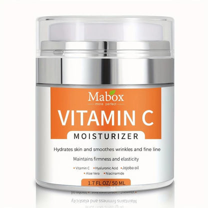 Summer Vitamin C Hydrating Face Moisturizer, Moisturizing Skin Care Lotion, Moisturizer for Face, Skincare Products for Men & Women, Deeply Skin Moisturizer