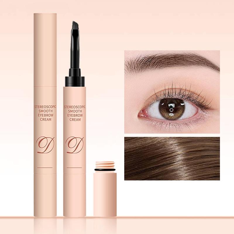 Natural Eyebrow Pencil, Long Lasting Eyebrow Liquid Pen, Smudge Proof Eye Brow Brush Liquid Pencil, Sweat Proof High Pigmented Brow Shading & Filling Pen