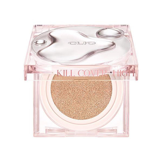 [CLIO Official Shop] CLIO Kill Cover High Glow Cushion | Glowy Foundation | 72hrs Long-Lasting | Medium-High Coverage | K-beauty, K-Makeup