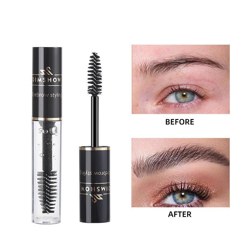 Eyebrow Gel With Brush, 1 Count Clear Waterproof And Sweatproof Eyebrow Repair Liquid, Long Lasting Brow Styling Product For Men & Women