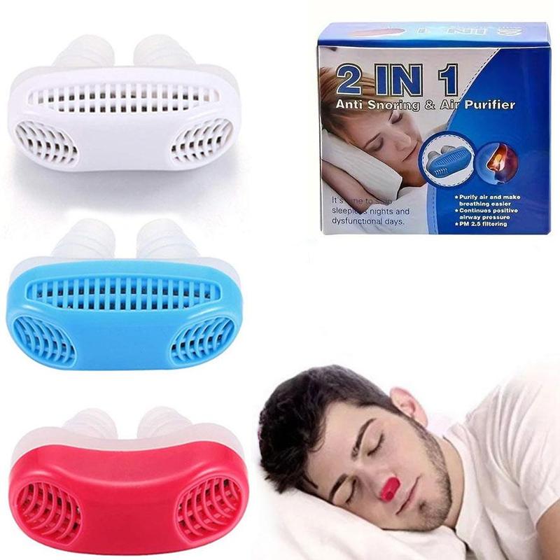 2 in 1 Anti Snoring Device, 3 Counts/set Nose Clip To Help Stop Snoring, Reduces Snoring, Sleep Aid Helper, Skincare Tools for Men & Women