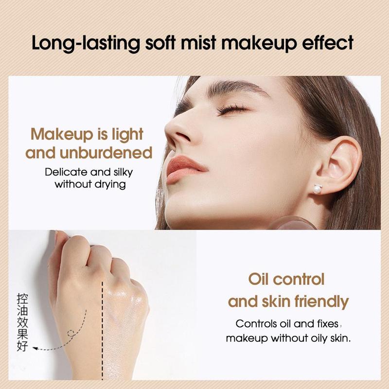 Valentine's Day 1 Piece Long-lasting Waterproof Oil-control Loose Powder, Lightweight Makeup Setting Powder, Matte Finish Makeup Powder, Mineral Powder Sweat Proof Face Powder Smooths Skin and Covers Pores, Make-up Supplies, Cosmetics Products