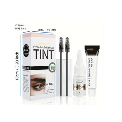 Eyebrow Tinting Kit, 1 Set Long Lasting Eyebrow Tinting Kit, Professional Makeup Accessories For Women