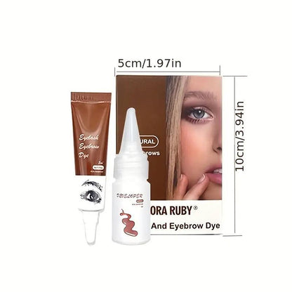 Eyebrow Dye Kit, Waterproof Quick Drying Eyebrow Coloring Kit, Eyebrow Makeup Tool for Women