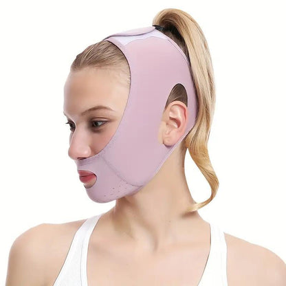 V-shaped Face Lifting Bandage, Breathable Face Skincare Belt, Face Lifting Mask for Women, Facial Skin Care Tool