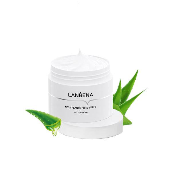 LANBENA 30g, 60 Sheets Blackhead Remover Professional Purifying Blackheads Deep Cleansing Nasal Membrane Nose Patch Acne Cleaning