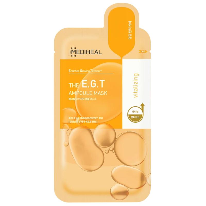 MEDIHEAL OFFICIAL THE E.G.T Nourishing Ampoule Facial Moisturize Skincare Sheet Mask