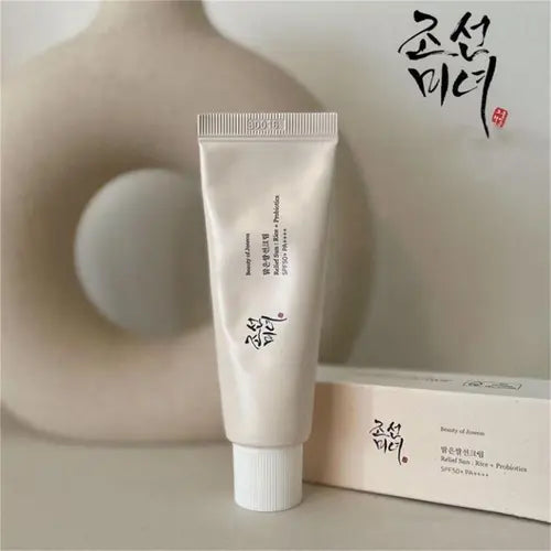 [Newly Launched] [Beauty Of Joseon] Relief Sun : Rice + Probiotics SPF50+PA++++ 50Ml, Moist Cream Formula That Gives Fresh Absorbtion For Black Women Suitable For All Skin Types PDOEV2