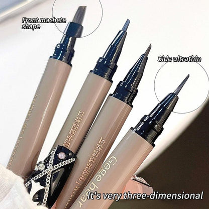 Eyebrow Pencil, 1 Count Brow Pen, Soft Fine Tip Eyebrow Liner, Smudge Proof Natural Look Long-Lasting