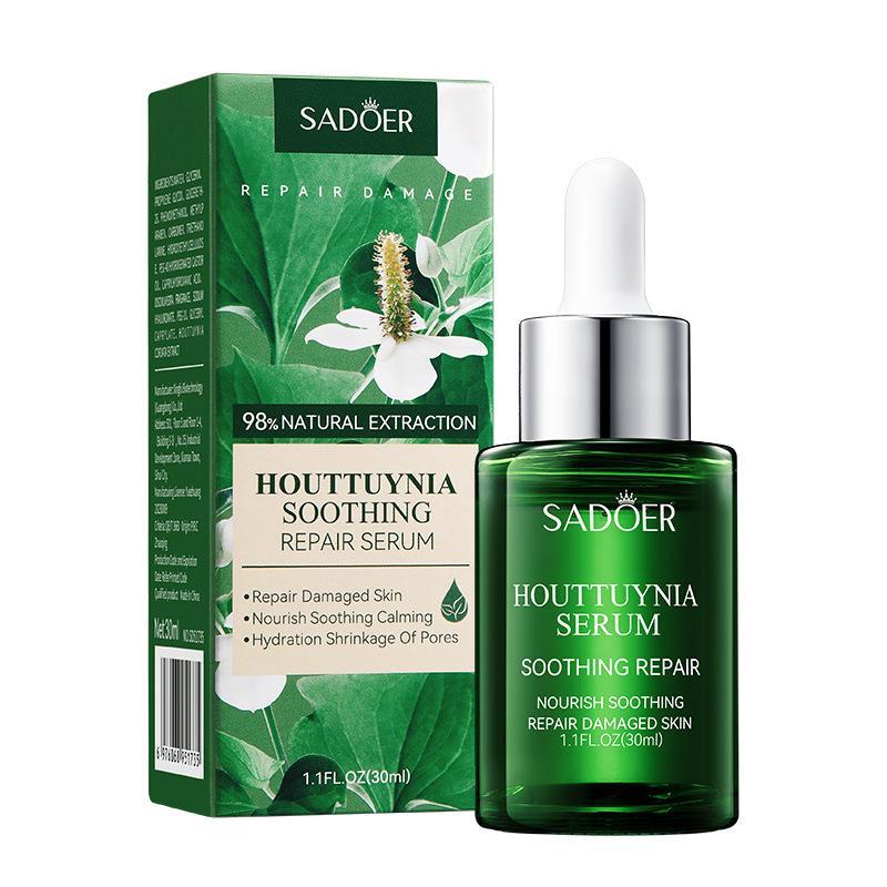 Houttuynia Serum, 1 Piece?Skin Brightening Skin Lifting and Soothing Face Moisturizer Hydrate and Comfort Skin, Deep Nourishing Facial Essence, Hydrating Facial Moisturizer for Dry and Mature Skin