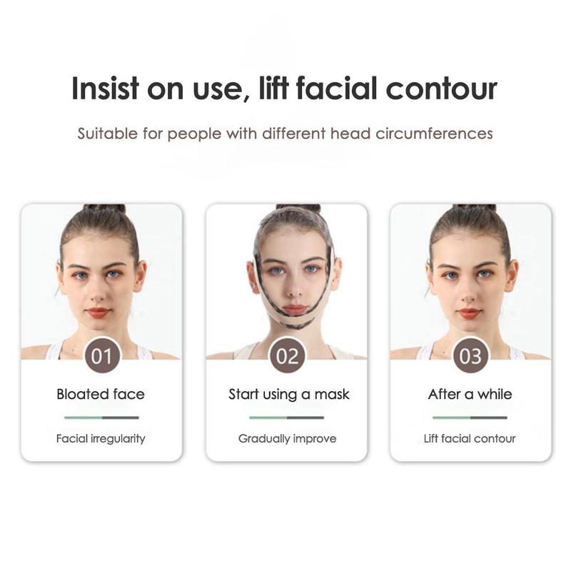 Breathable V Line Face Mask, Cooling Face Lifting Mask, Soft Face Lifting Tool for Women, Skin Care Tool for Daily Use