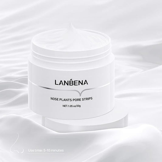 LANBENA Top Choice Blackhead Removal Mask Kit - Nose, Face & Chin Pore Cleansing Strips, 60 Exfoliating Sheets for Deep Purification, Hydration & Skin Comfort - Ideal Gift for Both Women & Men