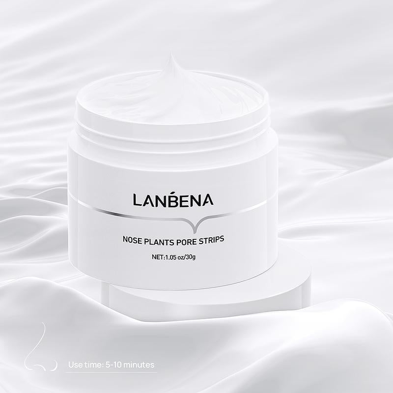 LANBENA Premium Blackhead Removal Mask Kit - Comprehensive Nose, Face & Chin Cleansing with 60 Exfoliating Pore Strips for Deep Purification, Hydration & Comfort - Perfect Gift All Skincare Aloe Facial Gentle Hyaluronic Moisturizer