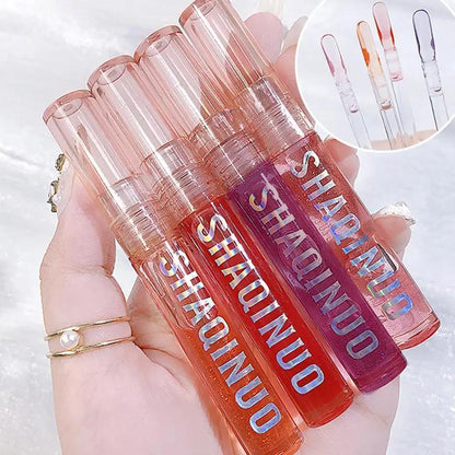 4pcs/set Hydrating Lip Oil, Glossy Lip Glaze Stick, Plumping Lip Oil Juicy Lipstick For All Occasions Makeup, Girls And Women