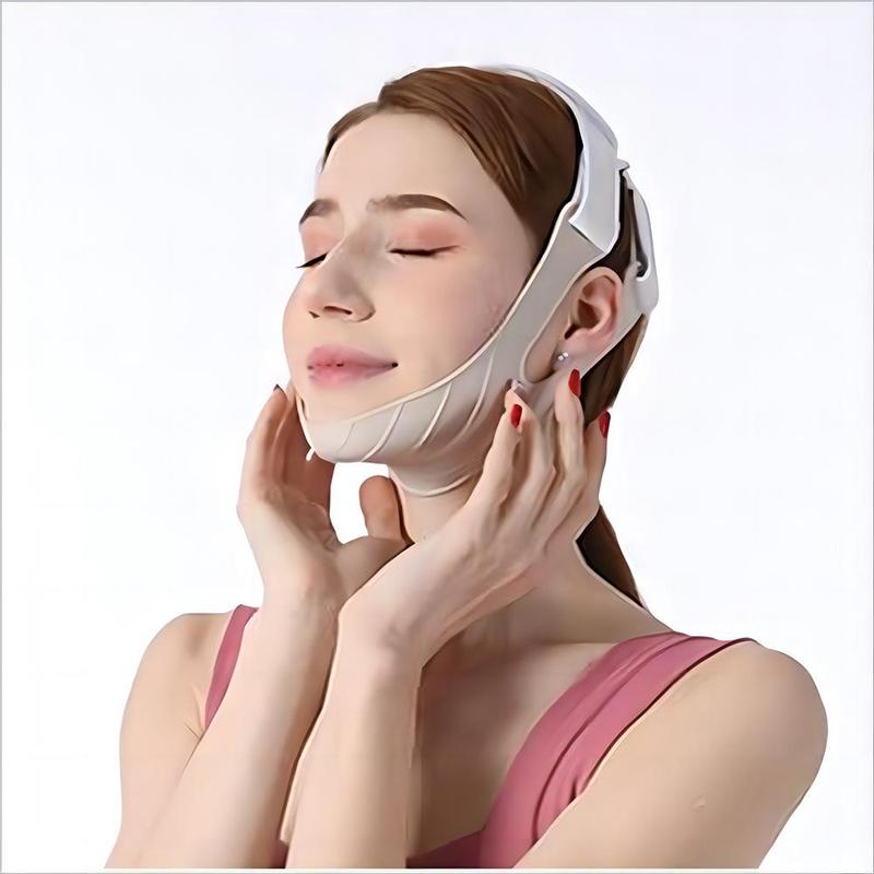 Silicone Face Slimming Mask, 1 Count V Shaped Face Lifting Belt for Tightening Skin, Waterproof Facial Slimming Strap for Daily Use