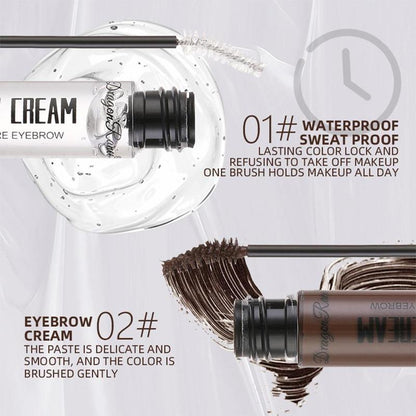 Long Lasting Eyebrow Cream, Eyebrow Tinted Cream, Nature Eyebrow Styling Cream, Eyebrow Makeup Product For Beginner Women Girls