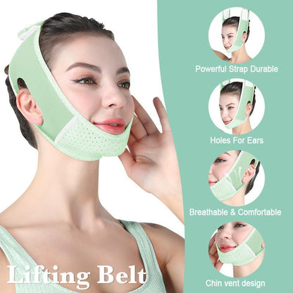 V-shaped Face Lifting Bandage, Facial Lifting Strap, Chin Facial Lifting Tool for Women