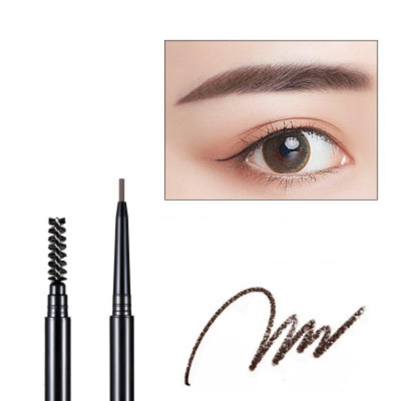 Long Lasting Eyebrow Pencil, 1/3 Counts Double Headed Eyebrow Pencil, Waterproof Eyebrow Pencil with Eyebrow Brush, Beauty Cosmetic