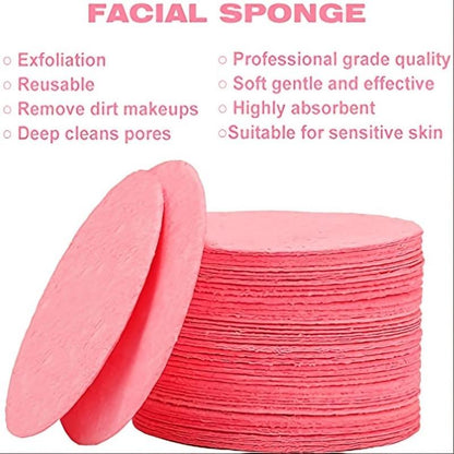 Reusable Facial Cleansing Puffs, 20pcs/set Double Sided Facial Skin Cleaning Pads, Facial Skin Care Puffs, Skincare Tools