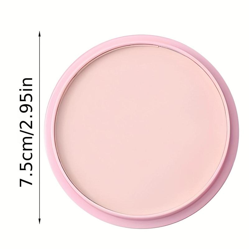 Oil Control Face Pressed Powder, 1 Count Waterproof Setting Powder Makeup, Silk Soft Mist Lightweight Face Cosmetics, Summer Makeup