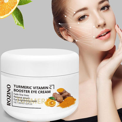 Turmeric Vitamin C Eye Cream (1 Piece), Non-stick Eye Care Moisturizer, Multifunctional Eye Care Products for Reducing the Look of Dark Circles