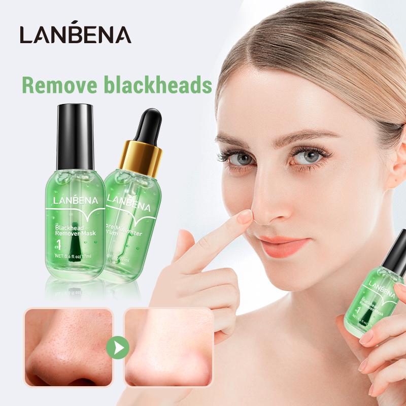 [Member only] LANBENA Blackhead Remover Serum Shrink Pore Facial Serum Peeling Off Mask Skincare Acne Treatment Essence 17ml Comfort